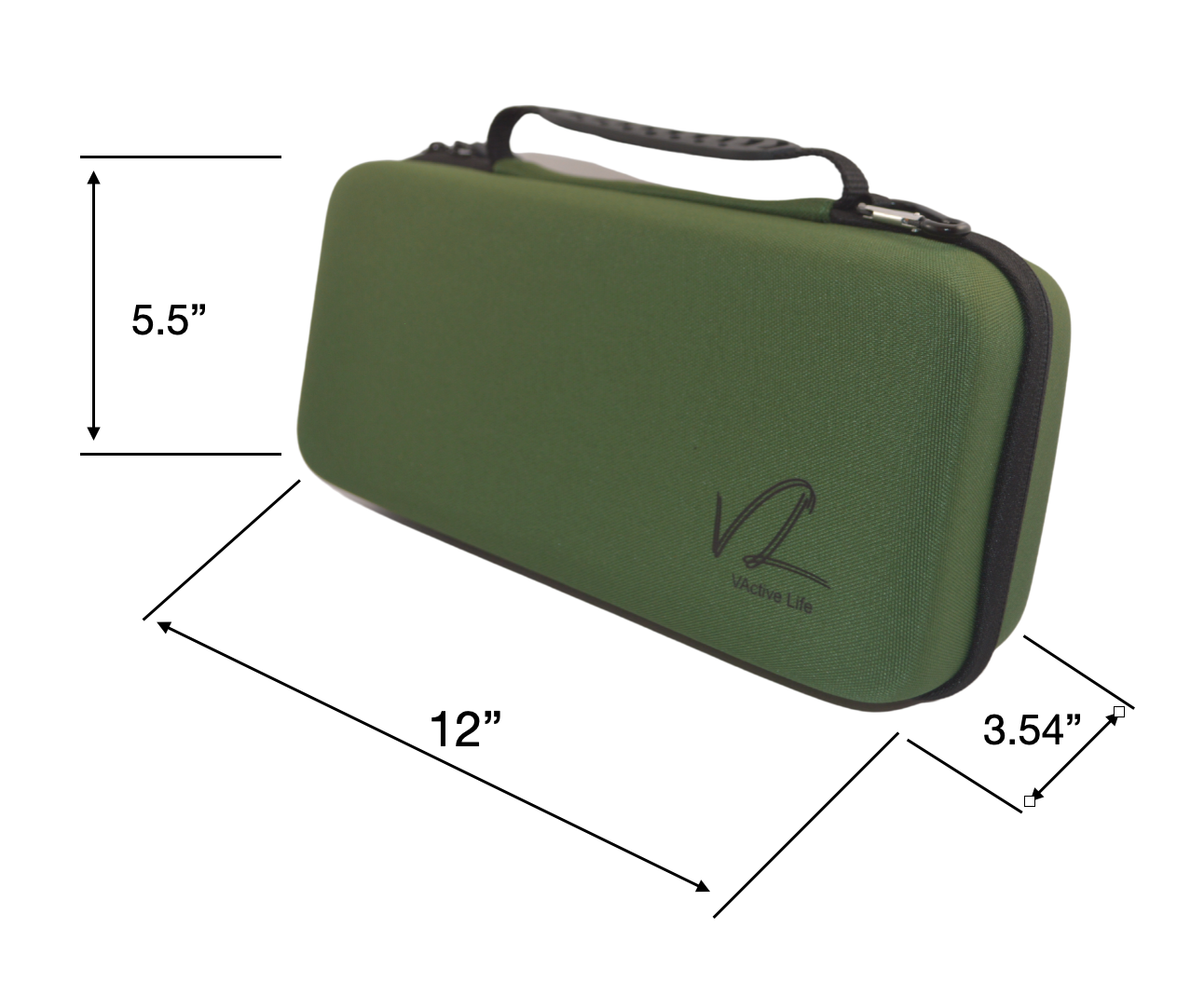 Ladies Golf Accessories Case - Moss Green