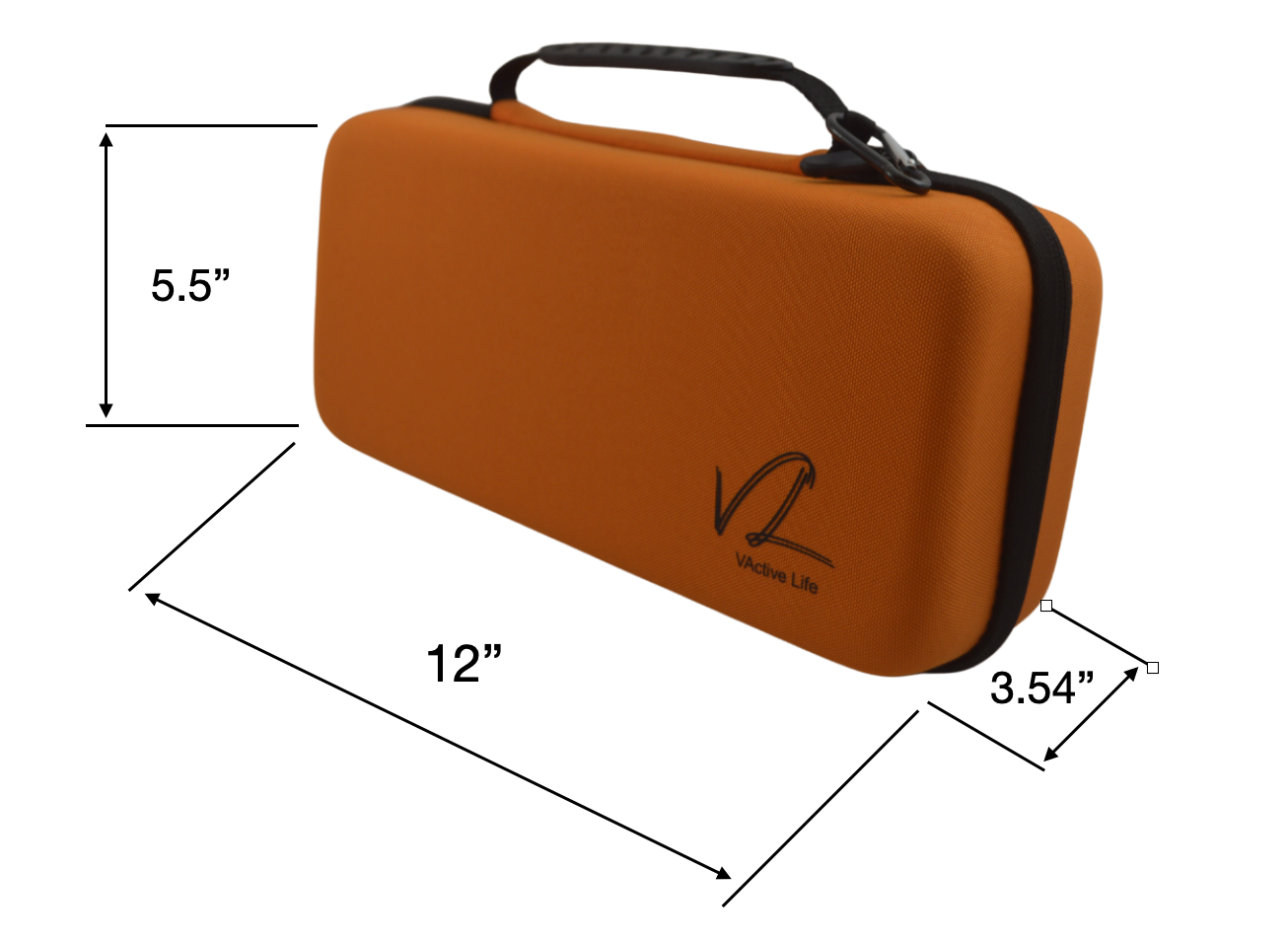 Ladies Golf Accessories Case - Orange